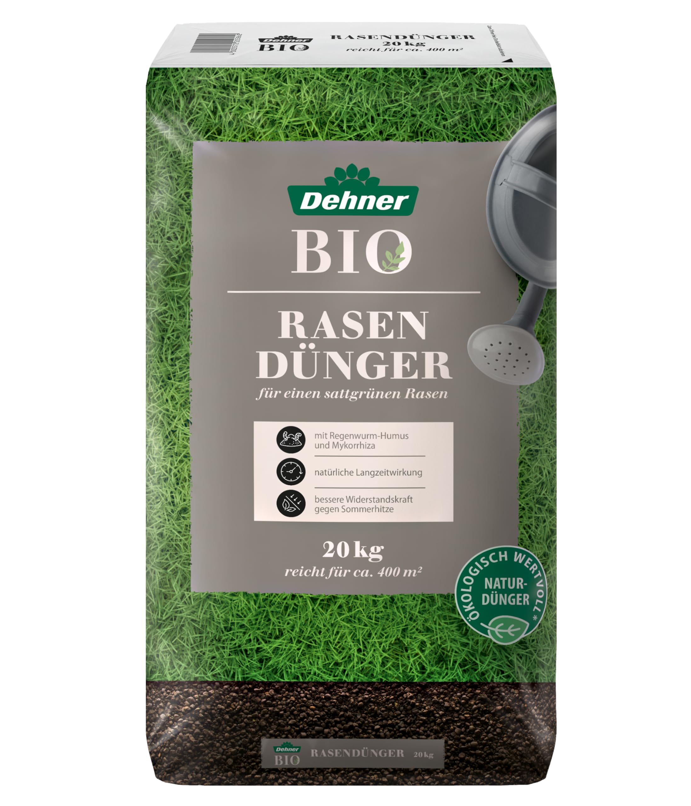 Dehner Bio Rasendünger, 20 kg, für ca. 400 qm