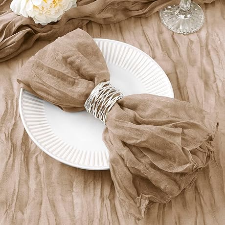 Nude Cheesecloth Napkins Set of 50
