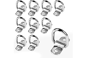 CAVO Stainless Steel 1/4" D-Ring Tie Down Anchors