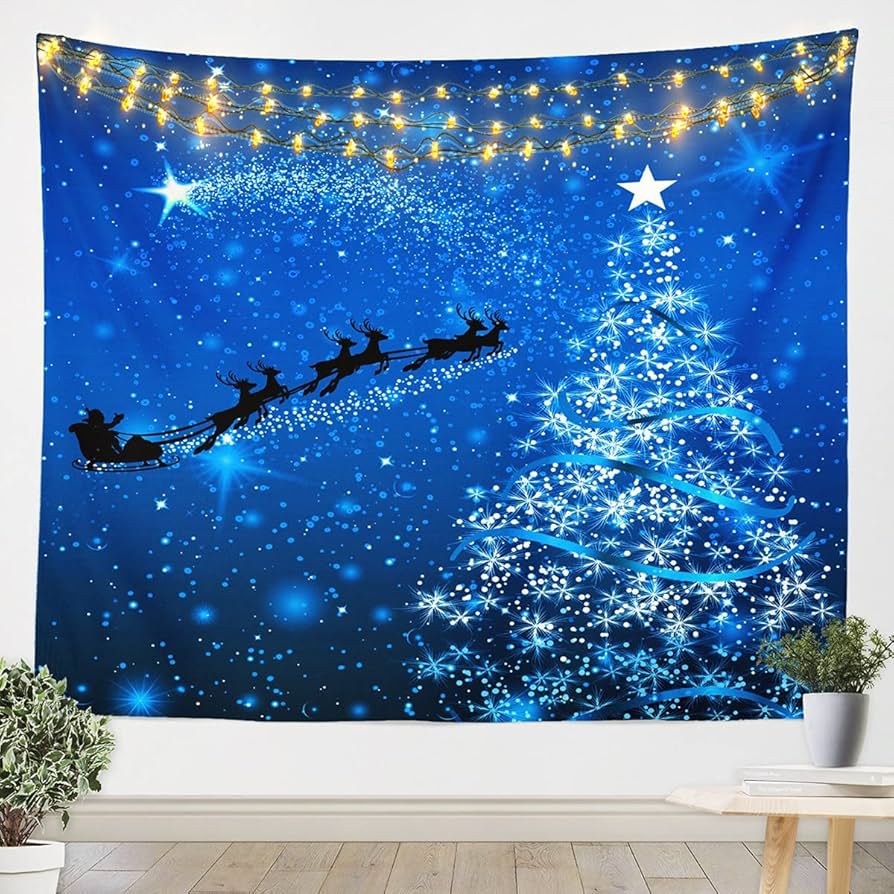 Christmas tapestry throws Clearance