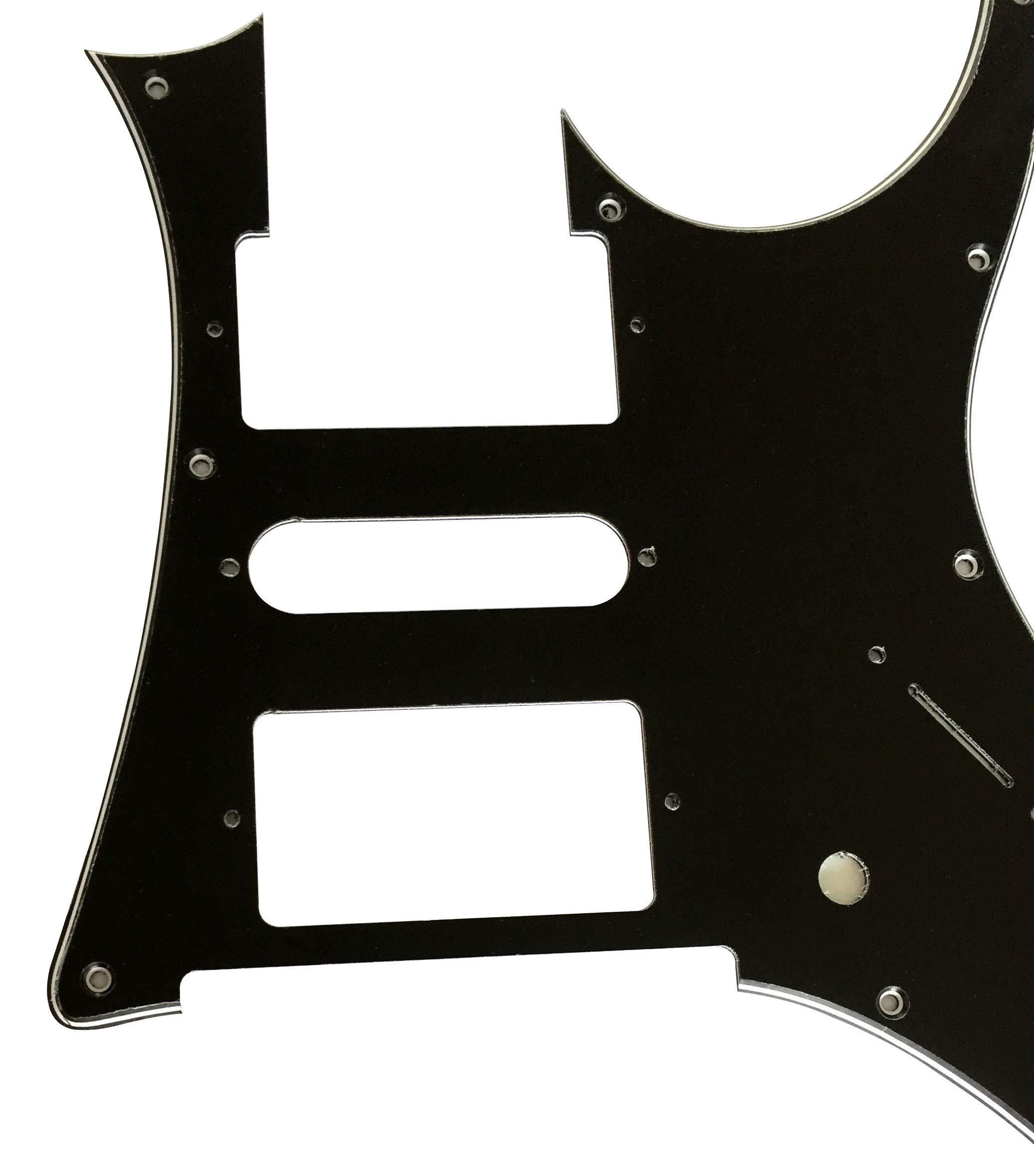 For Ibanez RG 350 DX Style Guitar Pickguard Scratch Plate (3 Ply Black)