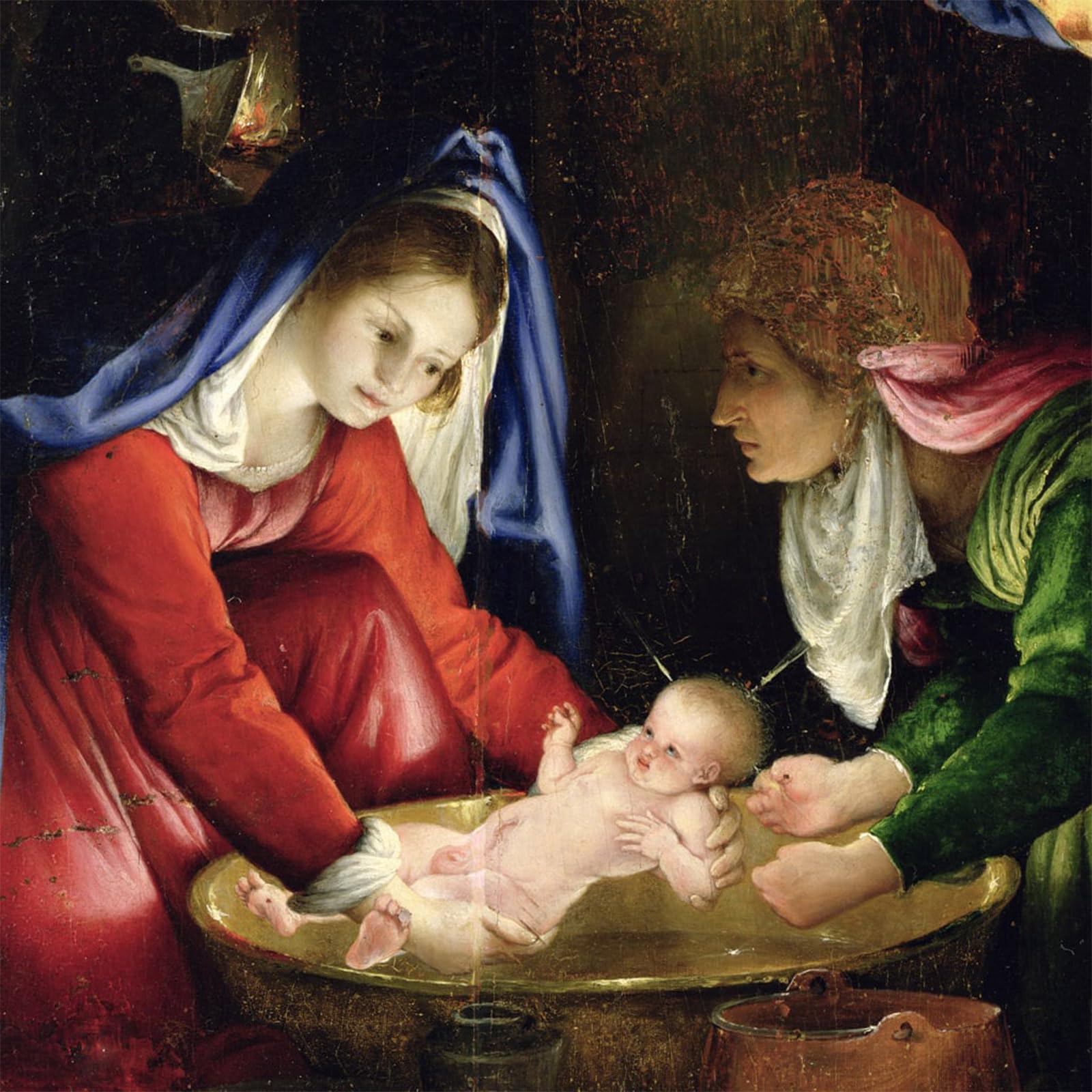 POSTERIIk Vintage Art Print Images Pictures Print the Nativity by Famous Artist Modern Colour Posters for Office Home Decor 60x90cm