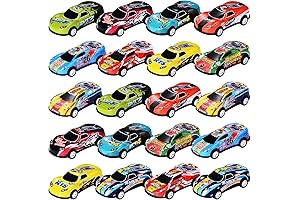 20 Pack Metal Pull Back Toy Cars for Boys Girls