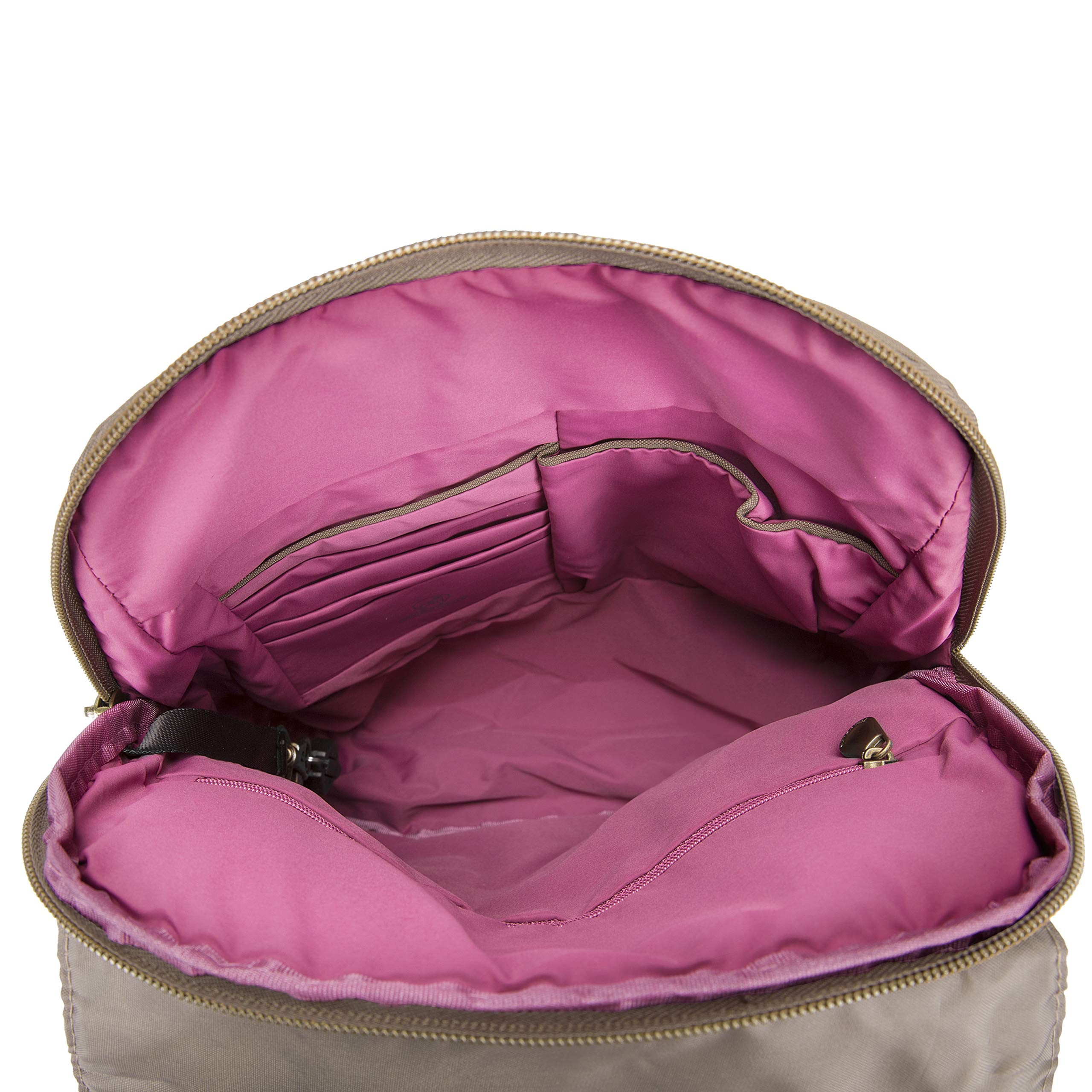 Travelon Unisex Anti-Theft Signature Slim plecak, jeden rozmiar, Sable, Rozmiar Uniwersalny