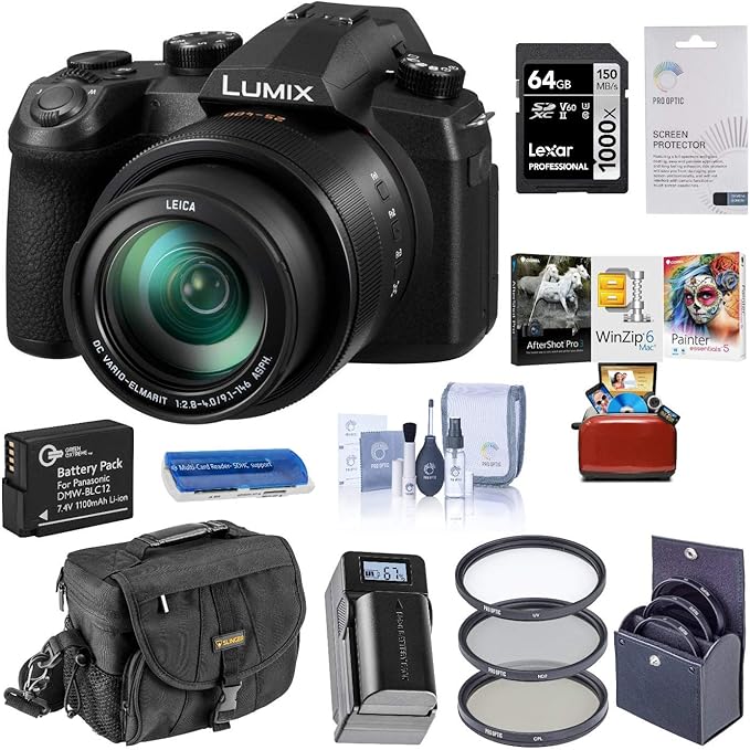 Panasonic Lumix FZ1000 II 20.1MP Digital Camera, 25400mm