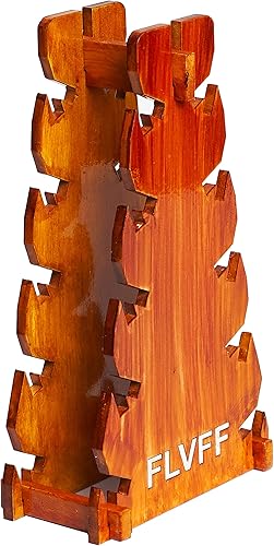 Miniatura 8 de FLVFF Estante de exhibición para diapasón, organizador de almacenamiento, rampas y parques para patines (RA1) (amarillo)