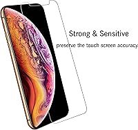 Vista 4 de Ailun Protector de pantalla para iPhone 11 Pro Max/iPhone Xs Max, paquete de 3 unidades de 6.5 pulgadas 2019/2018 de vidrio templado compatible