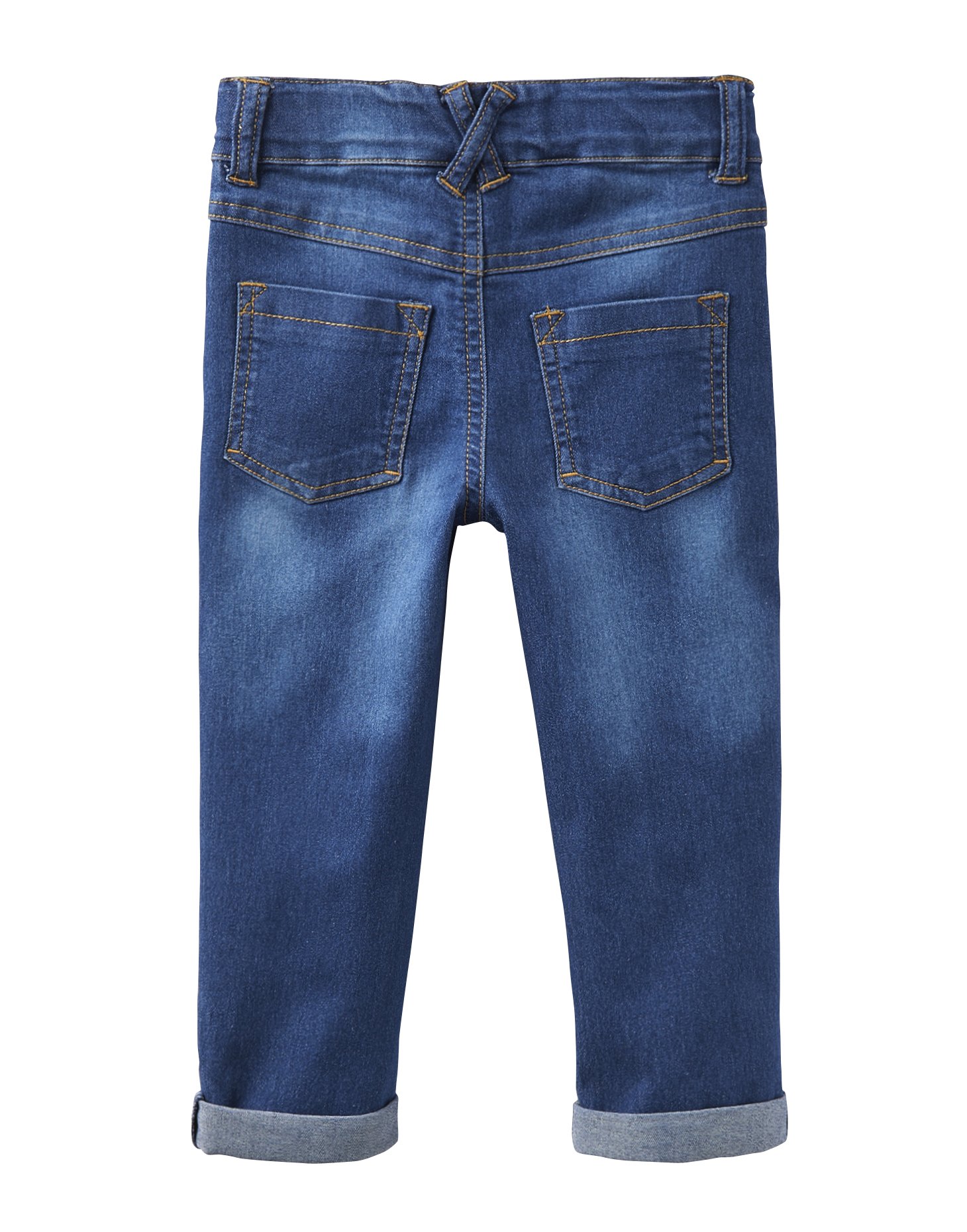 Healthtex Baby Toddler Boy 5-Pocket Straight-Fit Jeans, Dark Wash, 18 Months