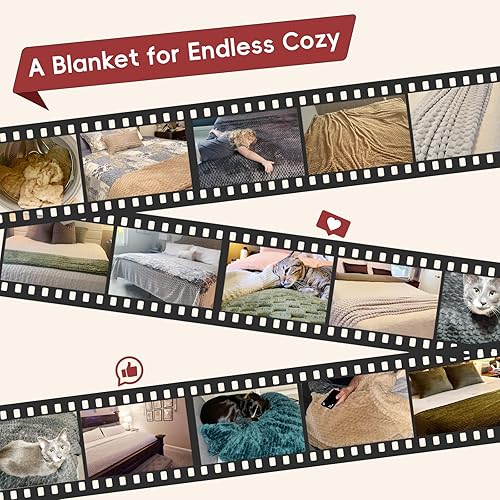 Miniatura 8 de PHF Manta de forro polar de franela ultra suave, manta de forro polar jacquard 3D de 340GSM, para otoño e invierno, no se desprende, no hace