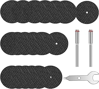 20-Piece Mesh Cutting Wheel Set for Rotary Tools - Durable Discs for DIY and Crafting