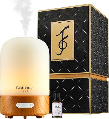 Difusor de aceite esencial hecho a mano, humidificador silencioso 6 en 1 de alta gama, difusor de aroma aromático aromático de aromaterapia para el