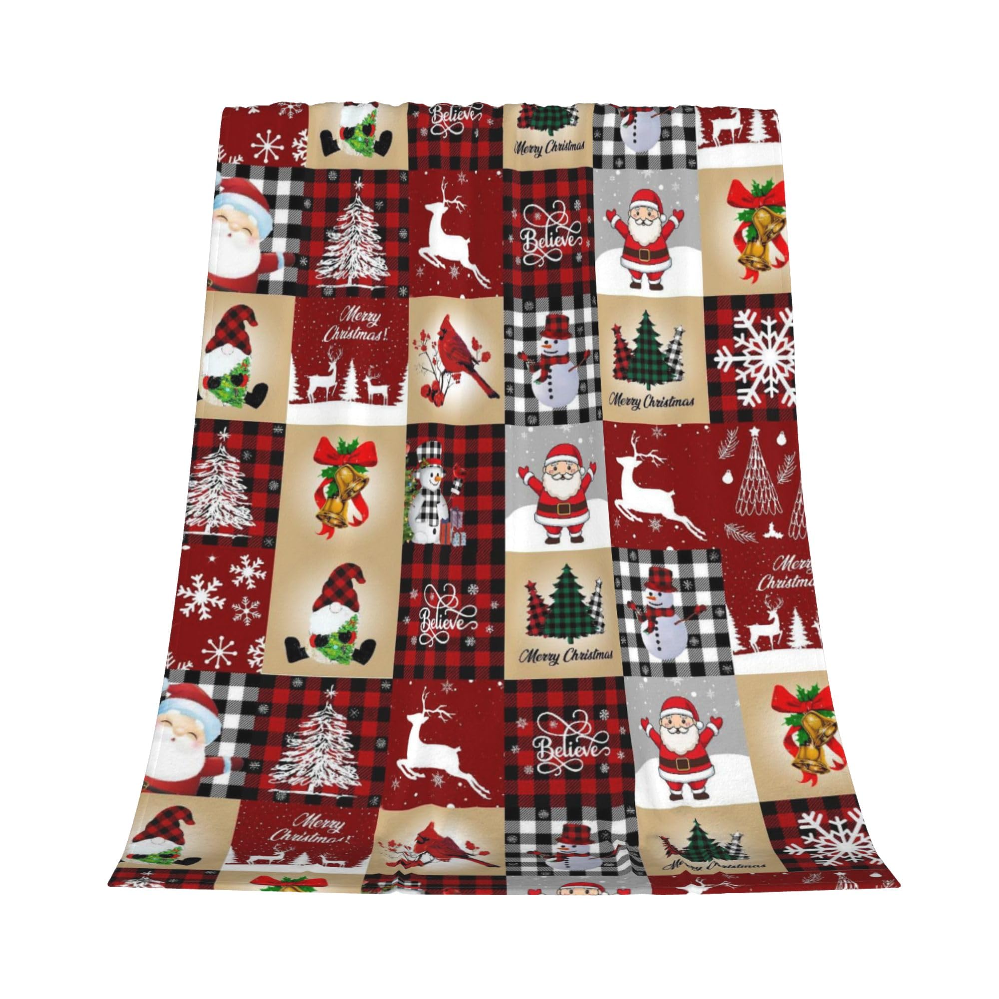 Gelasgo Christmas Throw Blanket Ultra Soft Flannel Blanket