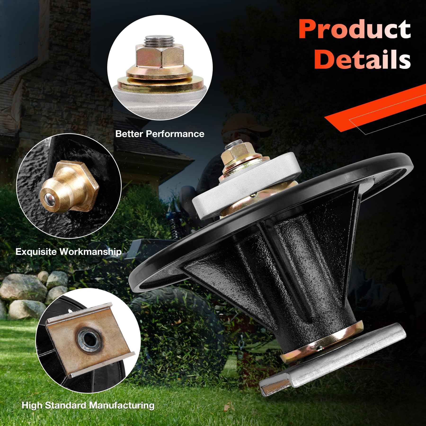 Amazon.com : Mower Spindle Assembly Compatible with Toro Z Master