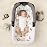PHF 3 Pack Soft Bassinet Sheets, Pet Dogs Breathable Comfy Cradle Sheets for Baby Boys Girls Neutral, No Slip Universal Fit for Most Cradle and Bassinet Mattress, Pet Dogs