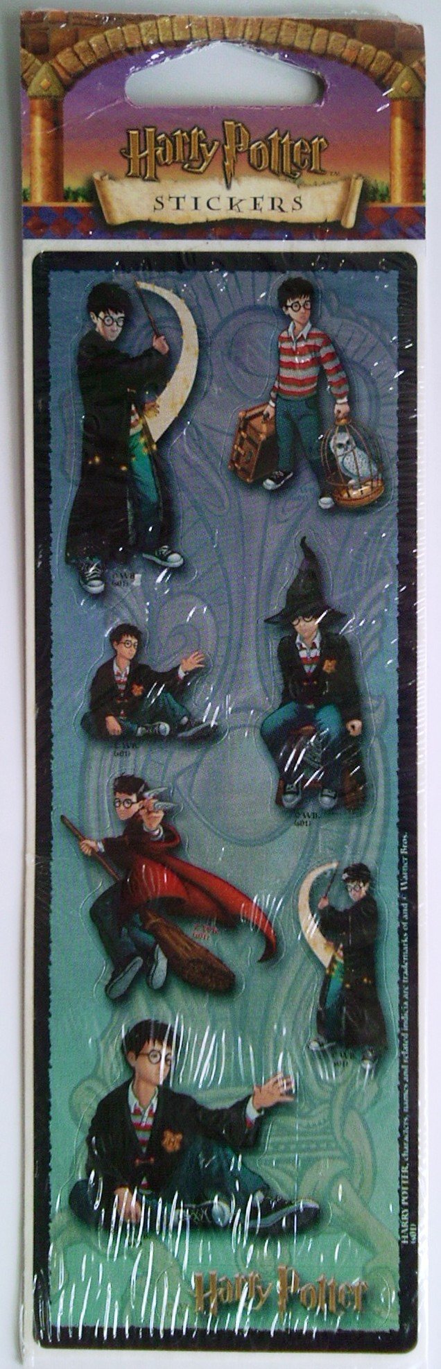 16 Stickers Harry Potter à La Pierre Philosophale - Autocollants Décoration - Neuf