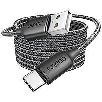 RAVIAD Cavo USB Type-C, Cavo USBA a USBC Lungo 3.1A Ricarica Rapida (3M) Cavo USB Tipo C QC3.0 Cavo USBC to USB per iPhone 16 15ProMax Samsung S24 S23 Note Xiaomi Pixel iPad Realme