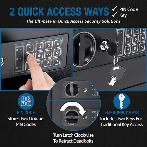 Miniatura 4 de Barska Digital Multi-User Keypad Security Business Depository Drop Safe