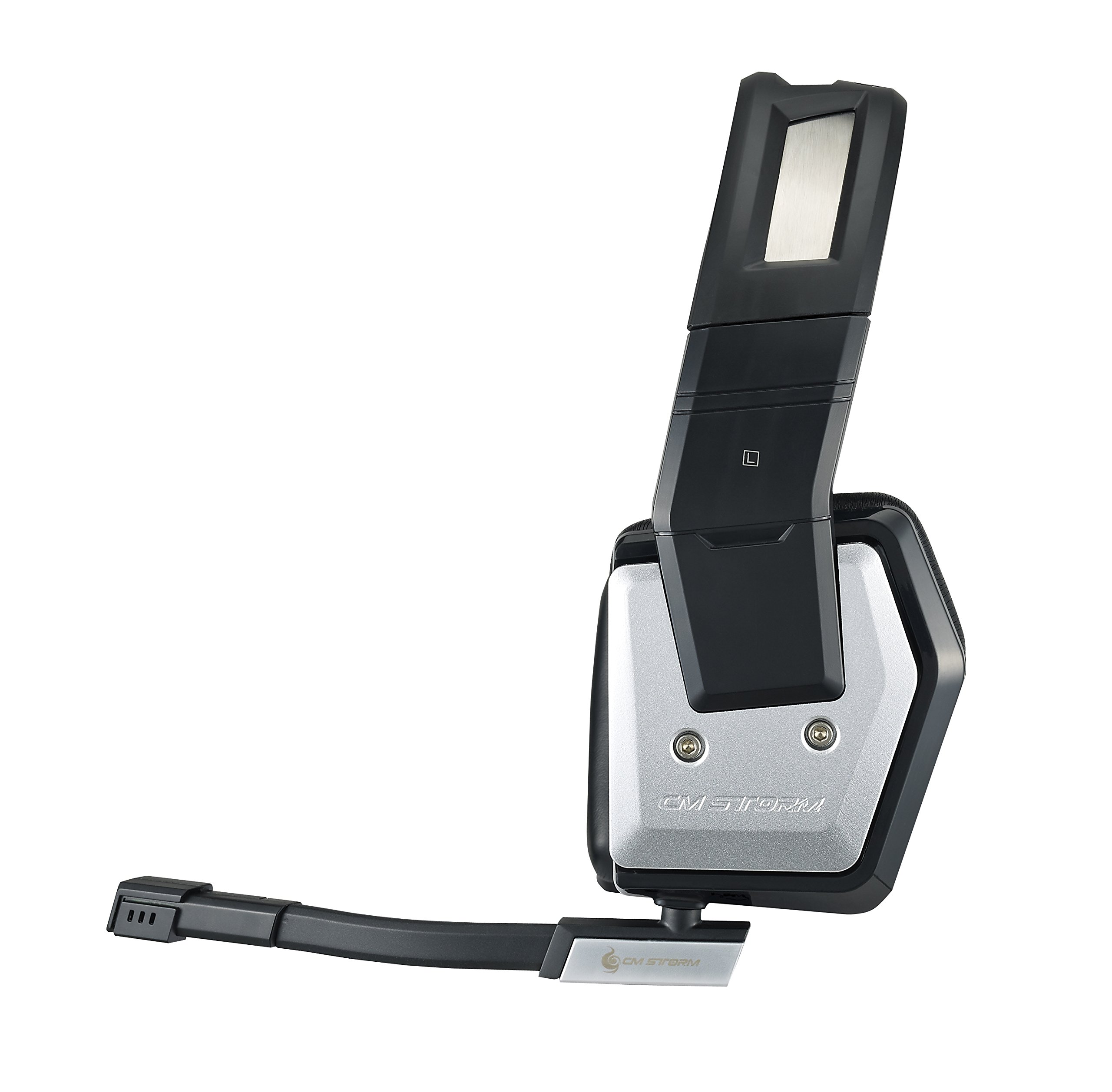 Cooler Master SGH-4330-KATA1 - Auriculares con micrófono, control remoto integrado, negro y blanco