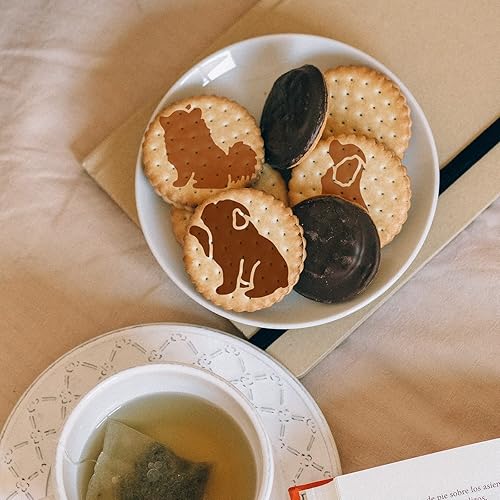 Miniatura 6 de FINGERINSPIRE Plantilla de perro de 11.8 x 11.8 pulgadas, plantilla de plástico para perros, plantillas grandes reutilizables para sentarse en