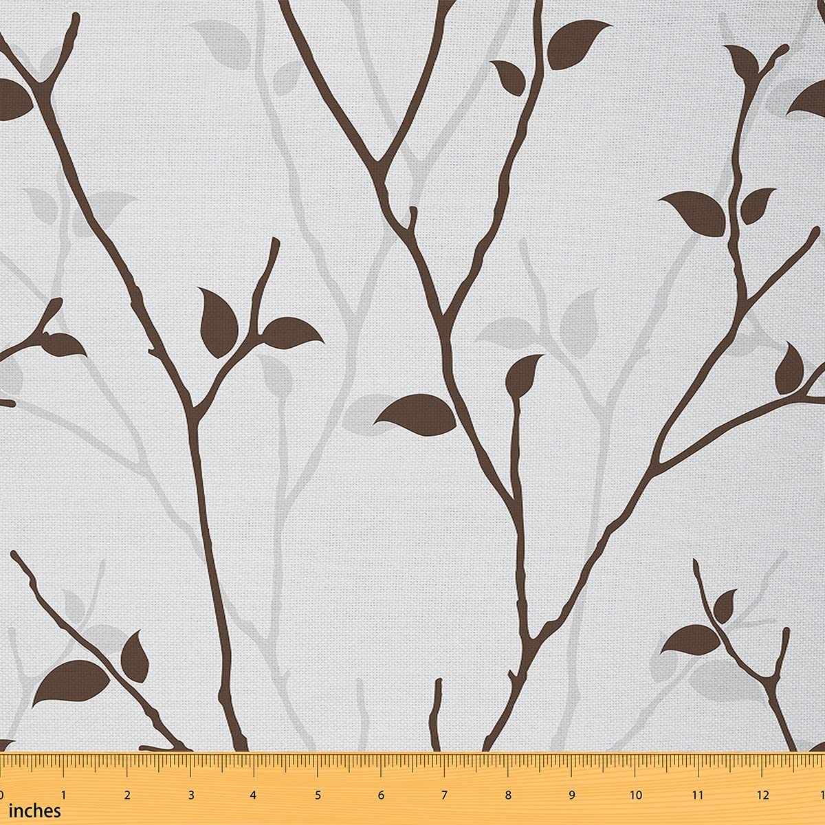 Amazon.com: Tree Branches Upholstery Fabric by The Yard, Leaves Nature ...
