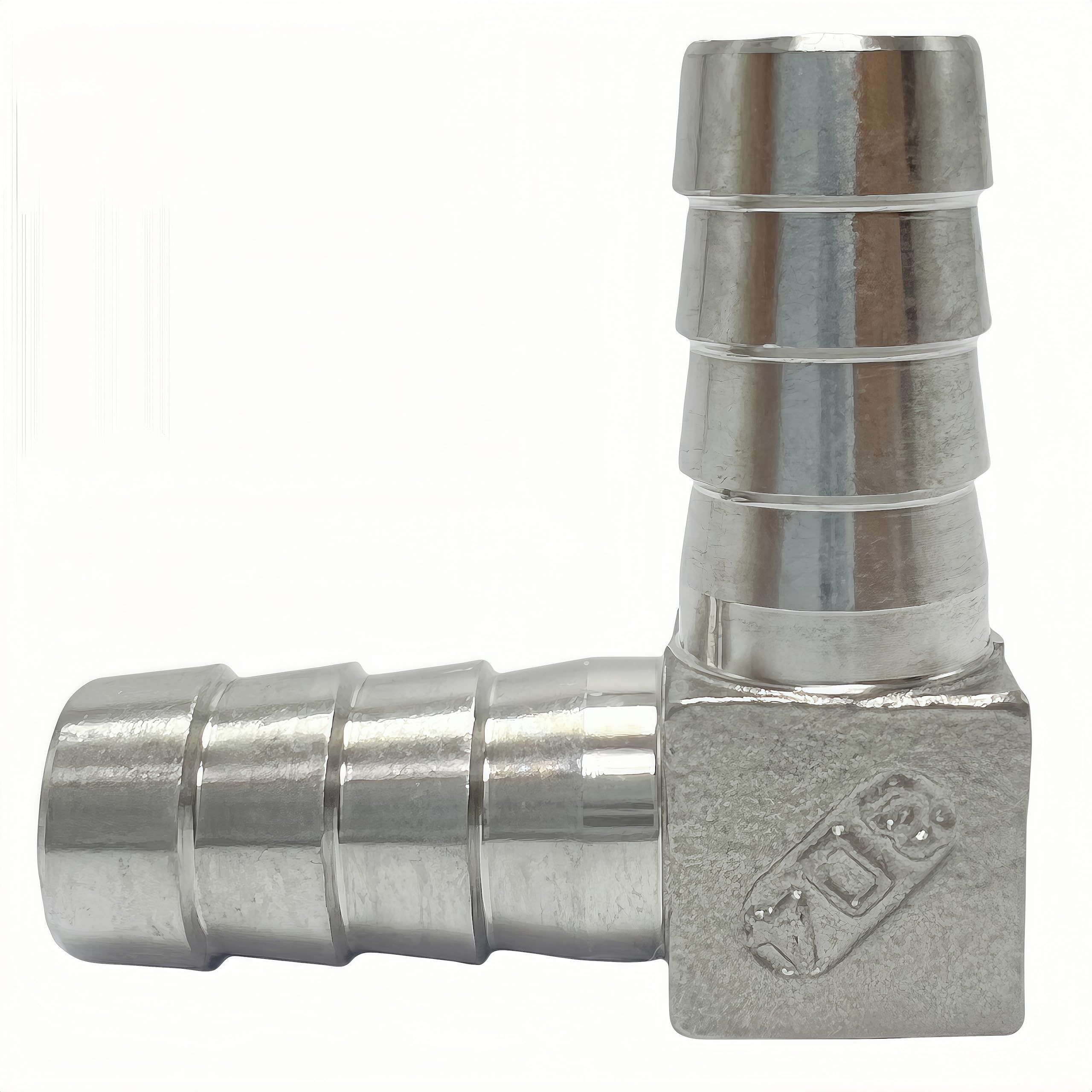 Brasero Barbecue Lot De 5 Raccords Coudés 90° En Laiton - 3/8" (10mm) Barbelés, Mâle-mâle Raccord Barbelé Tuyau 90 Degrés