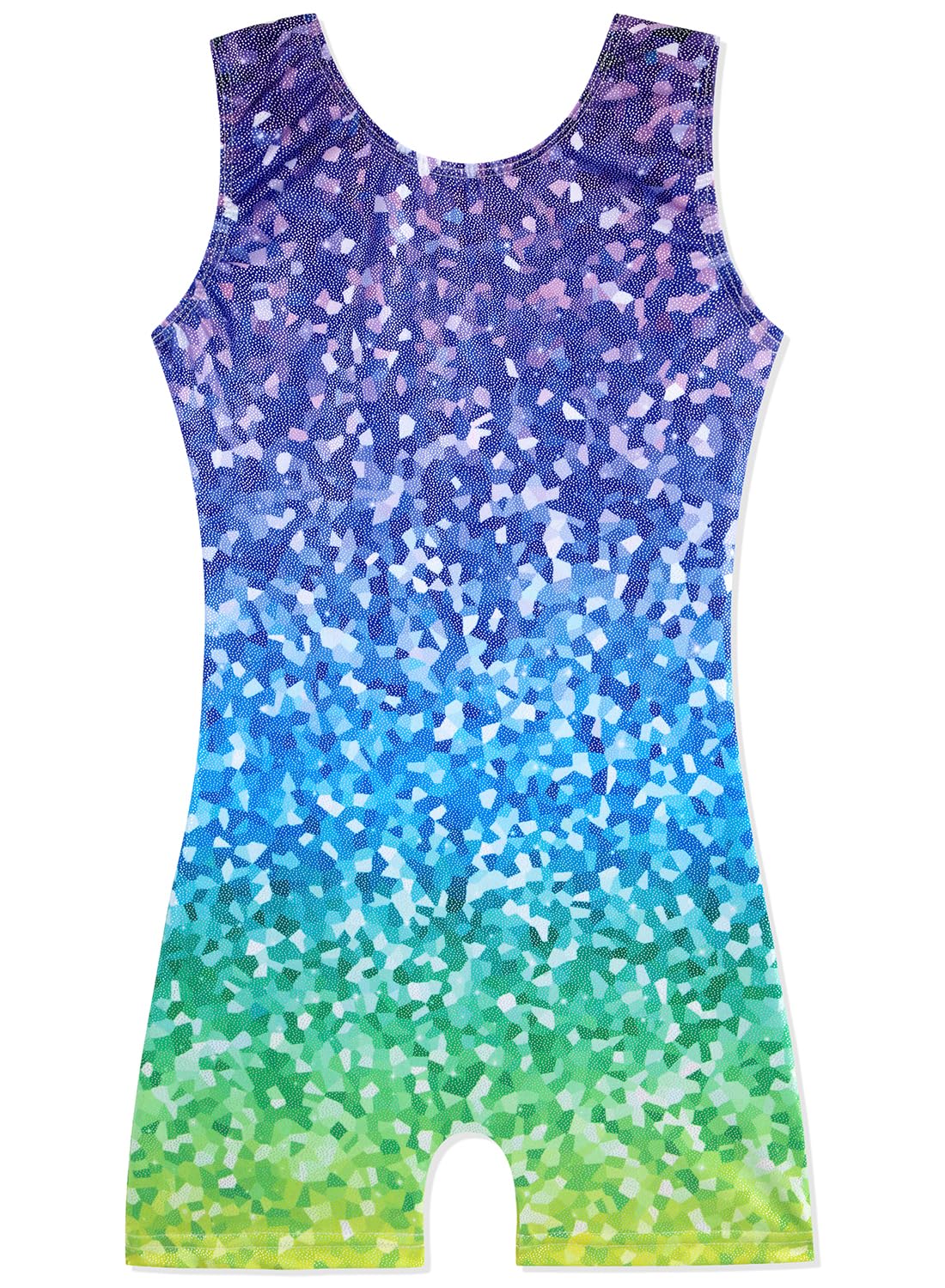 HOZIY Gymnastics Leotards for Girls with Shorts Toddlers Biketards Rainbow Unicorn Dinosaur Mermaid Leopard Flower Galaxy