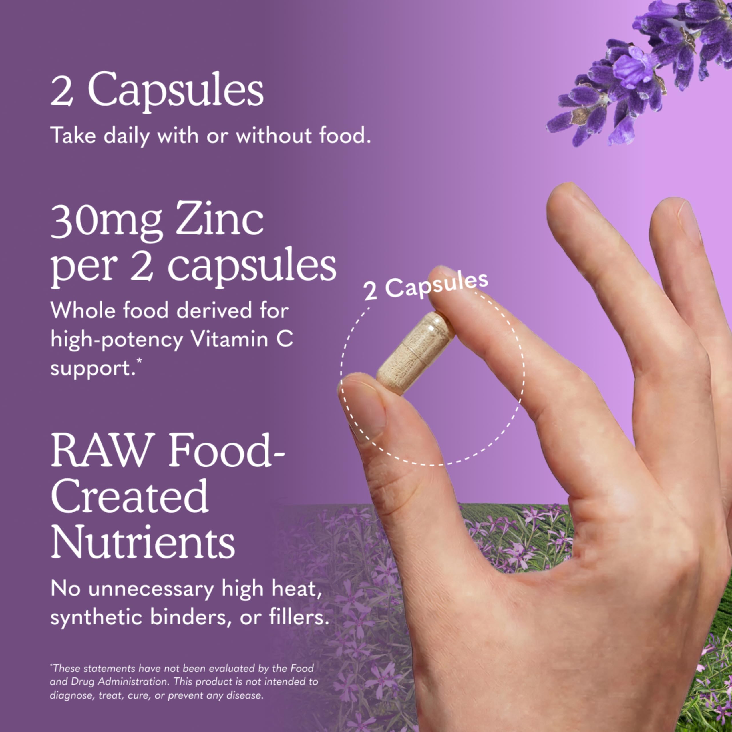 Garden of Life Vitamin Code Raw Zinc Supplement 30mg, 60 Vegan Capsules — Amazon image 5