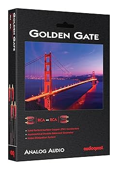 audioquest - GOLDEN GATE/ RCAケーブル 2m AudioQuest Golden Gate Audio Interconnect Cables | Bloom Audio