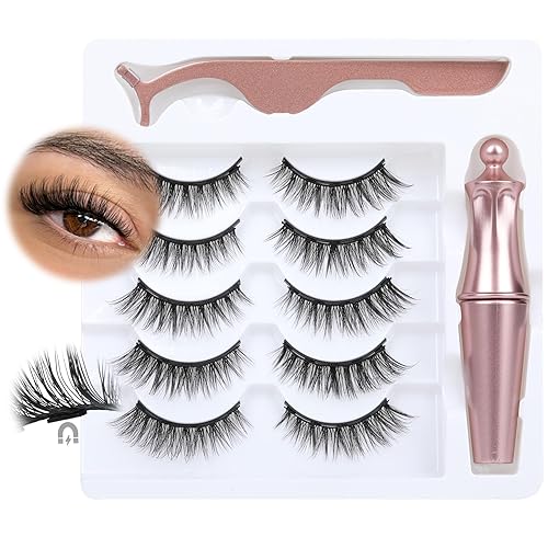 Miniatura 8 de ALICROWN paquete de pestañas de visón sintético volumen 3D natural, pestañas postizas mullidas dispersas cruzadas