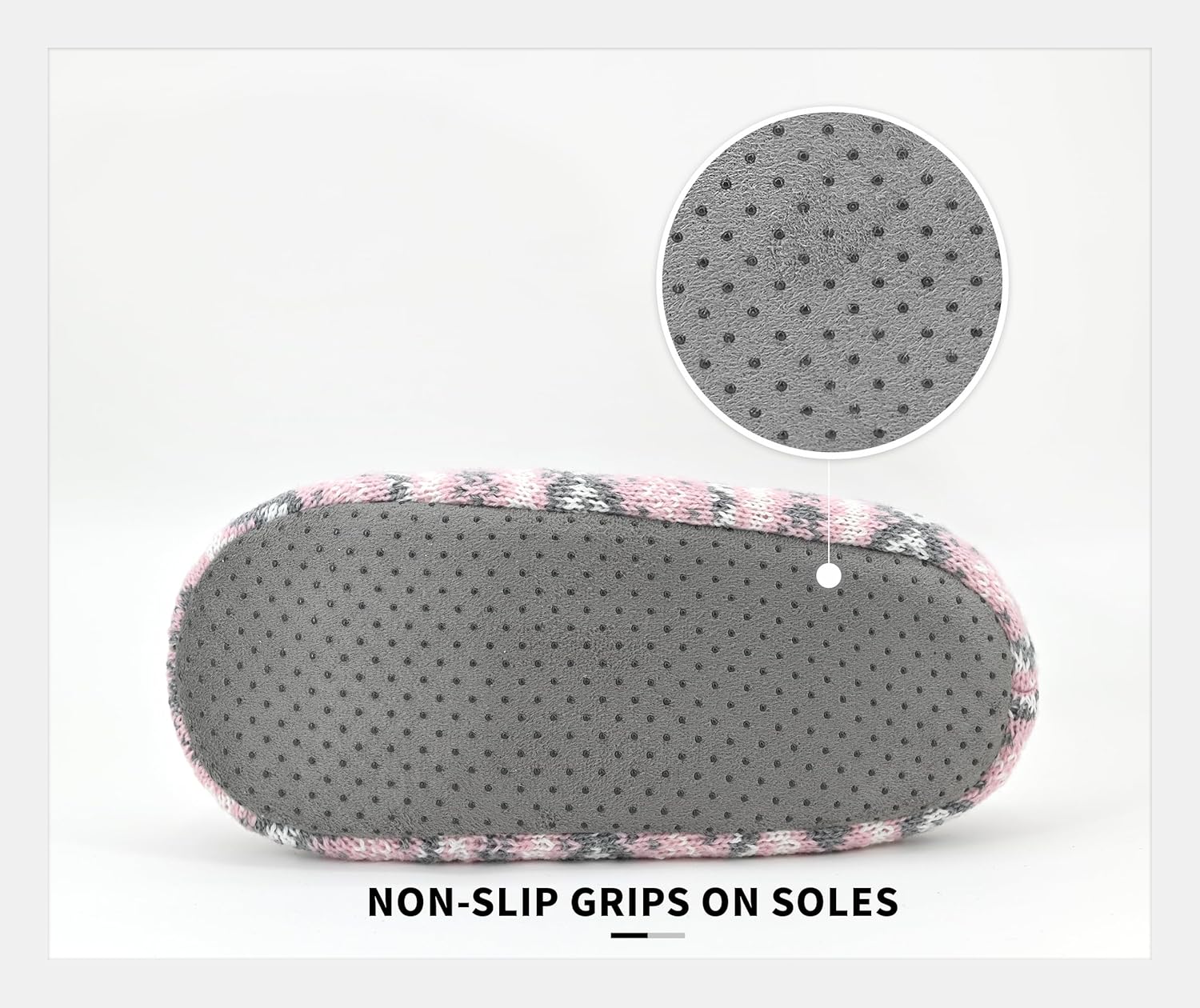 Panda Bros Slipper Socks For Women With Grippers, Fuzzy Womens Slipper Socks With Non Slip Bottoms, Cozy Warm House Slippers - Image 5