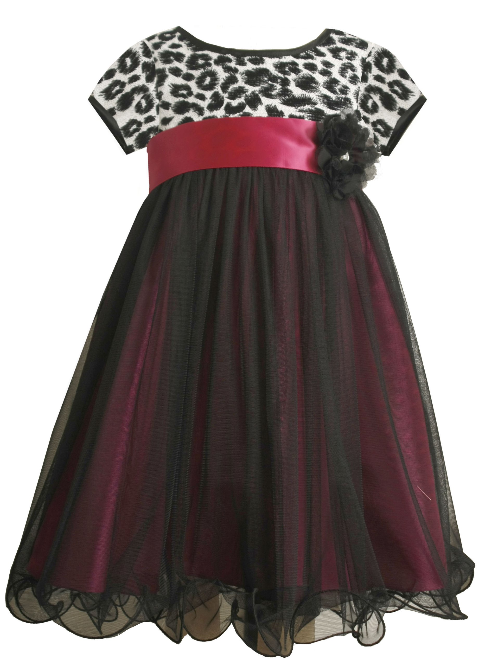 Bonnie JeanBig Girls' Animal Print Baby Doll Dress