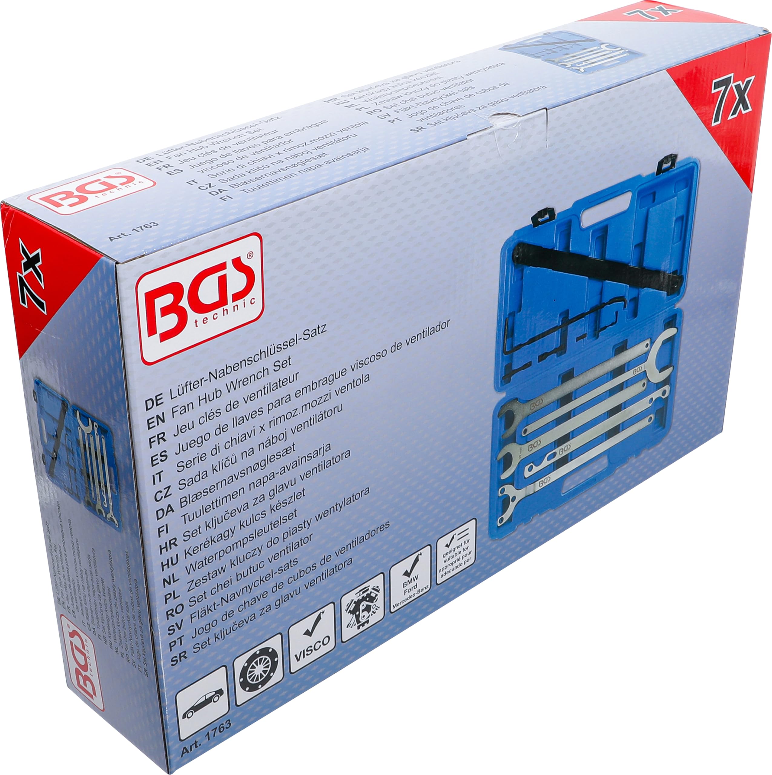 BGS 1763 | Jeu clés de ventilateur