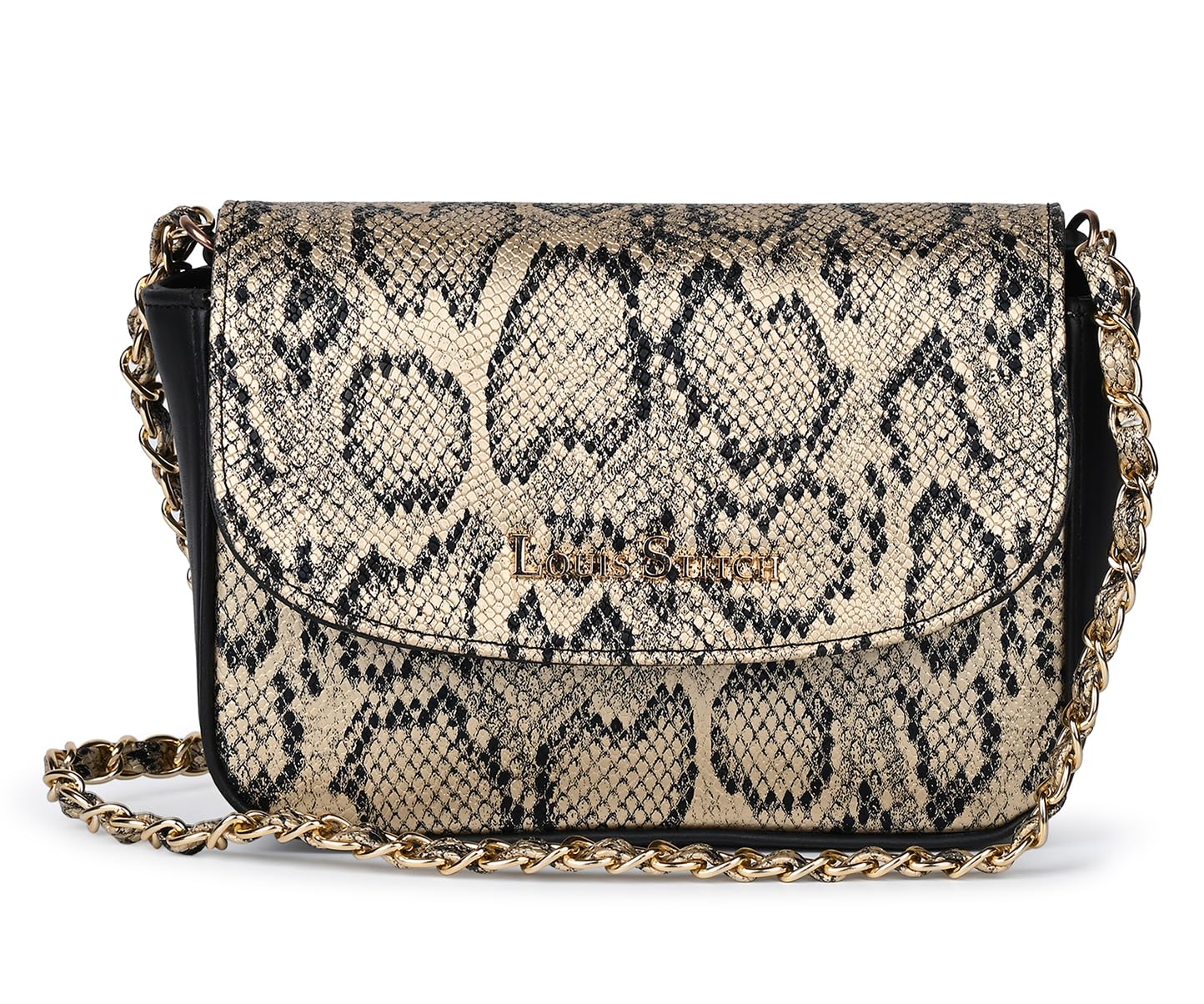 Crossbody Sling Bag for Women | Textured Golden Mini Satchel Bag Purse for Women-image-8
