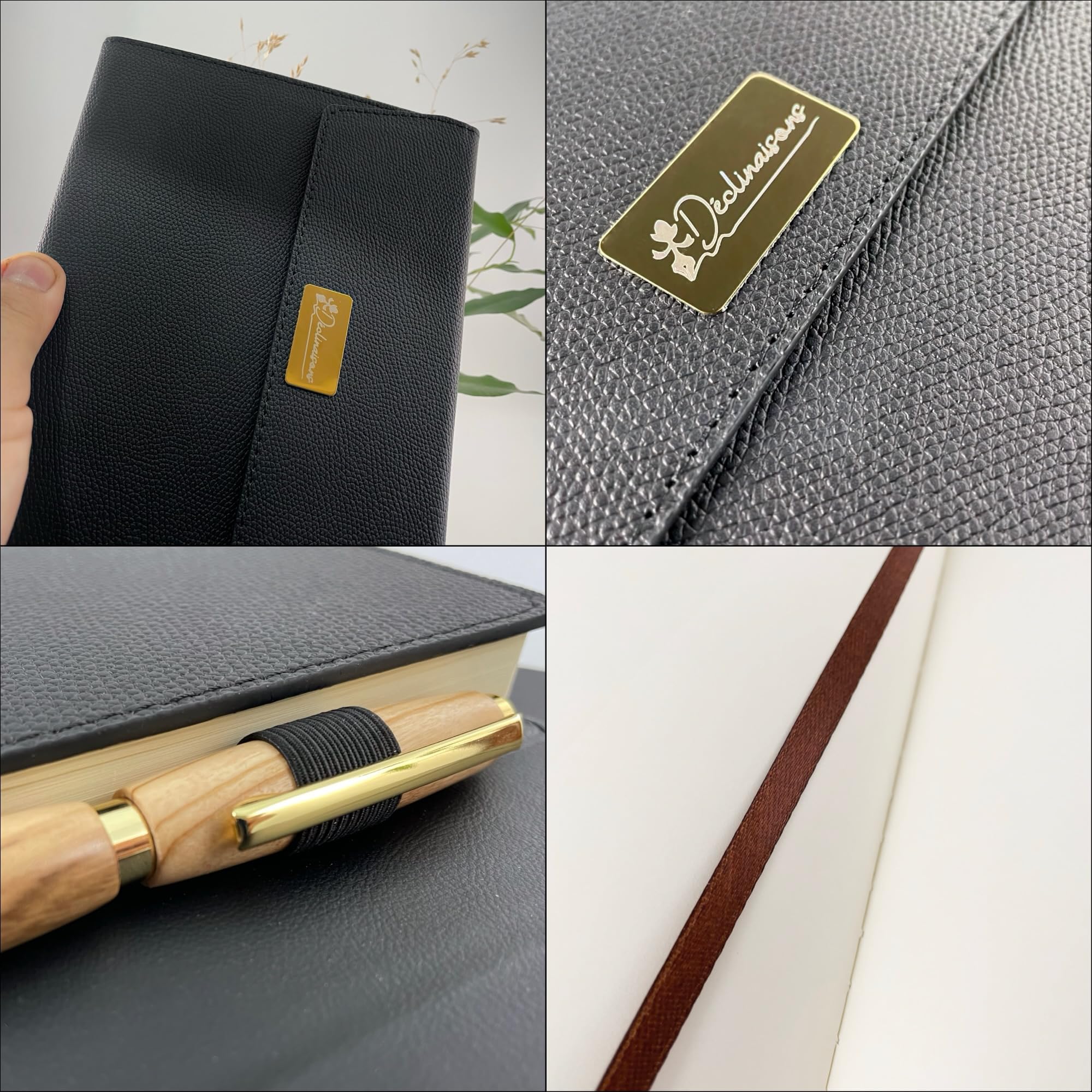 Set di scrittura : Penna Sfera Legno di Ulivo Italiano Personalizzato + Taccuino A5. Confezione regalo | Natale, Affari, Dottore, Anniversario