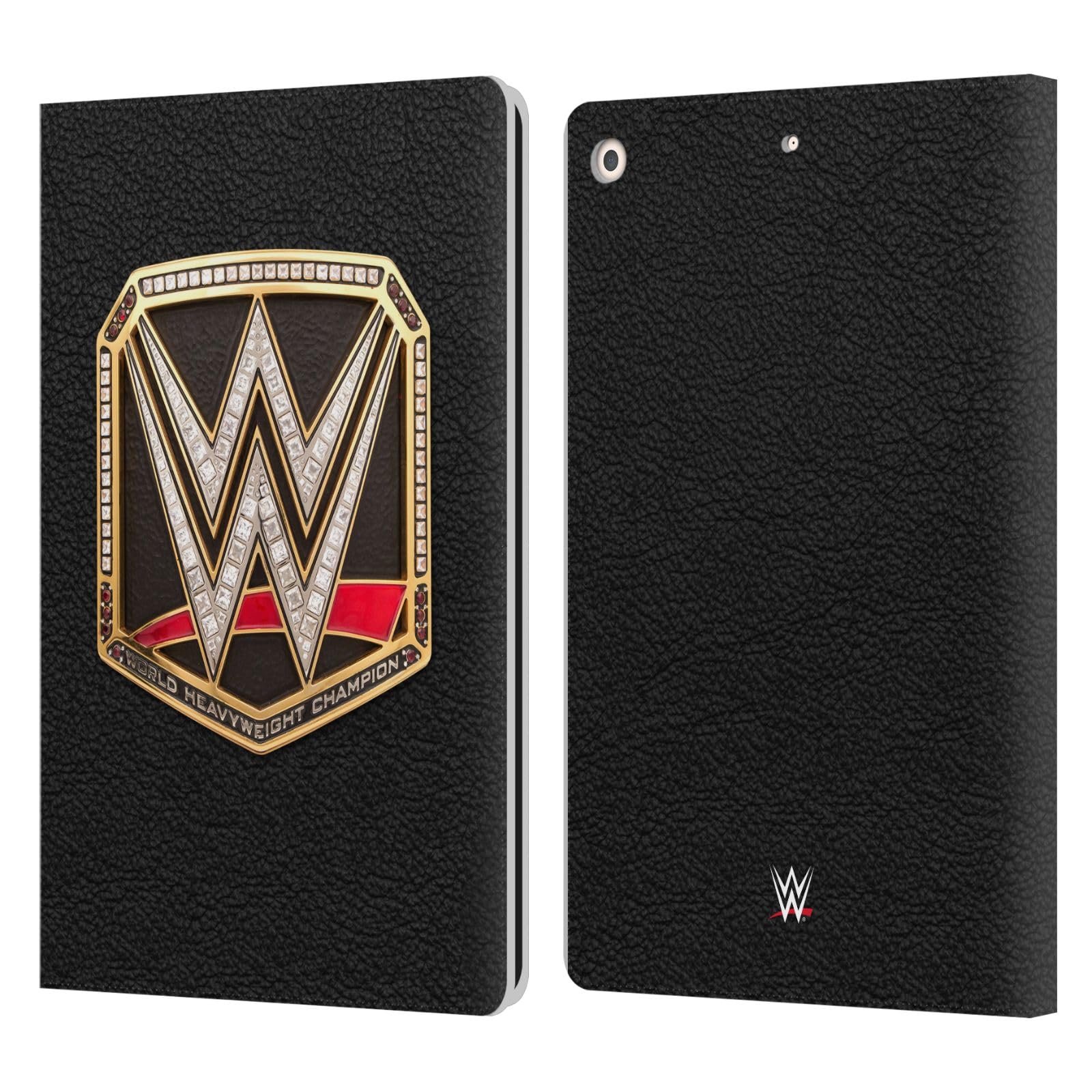 Head Case Designs Officially Licensed WWE Championship Title Belts Leather Book Wallet Case Cover Compatible with Apple iPad 10.2 2019/2020/2021