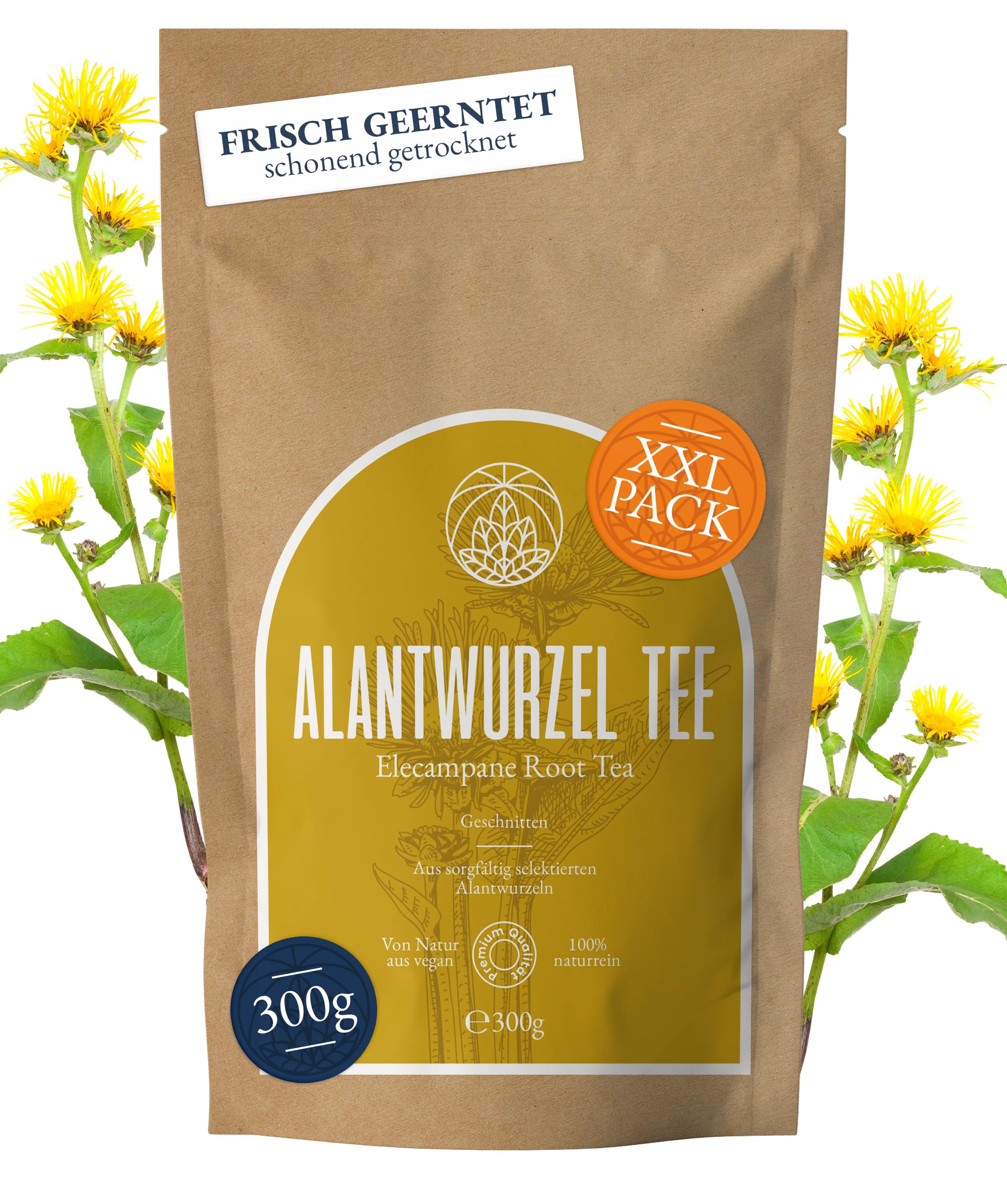 Lemon Balm Tea Monte Nativo (300g) - Gently Dried Lemon Balm Leaves - Aromatic and 100% Pure and Natural Loose Leaf Herbal Tea Without Additives - As a healthy, refreshing infusion — view 28