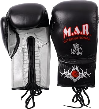 MAR | Genuine Leather Boxing Gloves, Professional Kickboxing Muay Thai Gloves Heavy Training Boxing Gloves, Womens Boxing Gloves Kids Boxing Gloves for Men Women & Children 8oz - 14oz