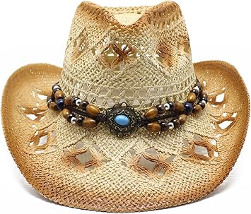 Vintage Faux Felt Western Cowboy Hat 
