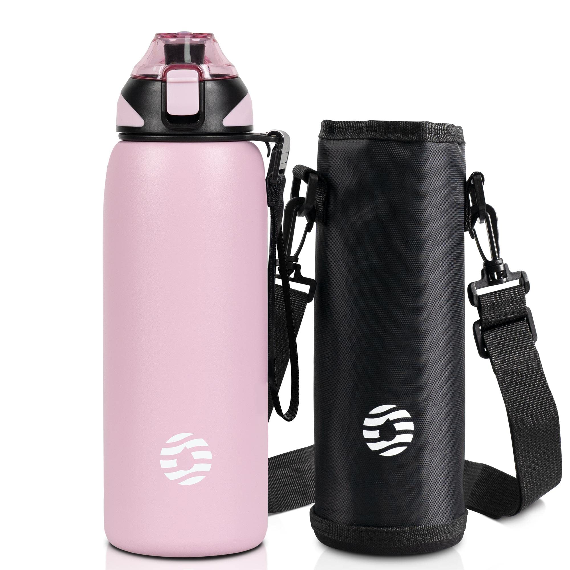 Amazon | FJbottle 水筒 0.8L 真空断熱 ワンタッチ スポーツ