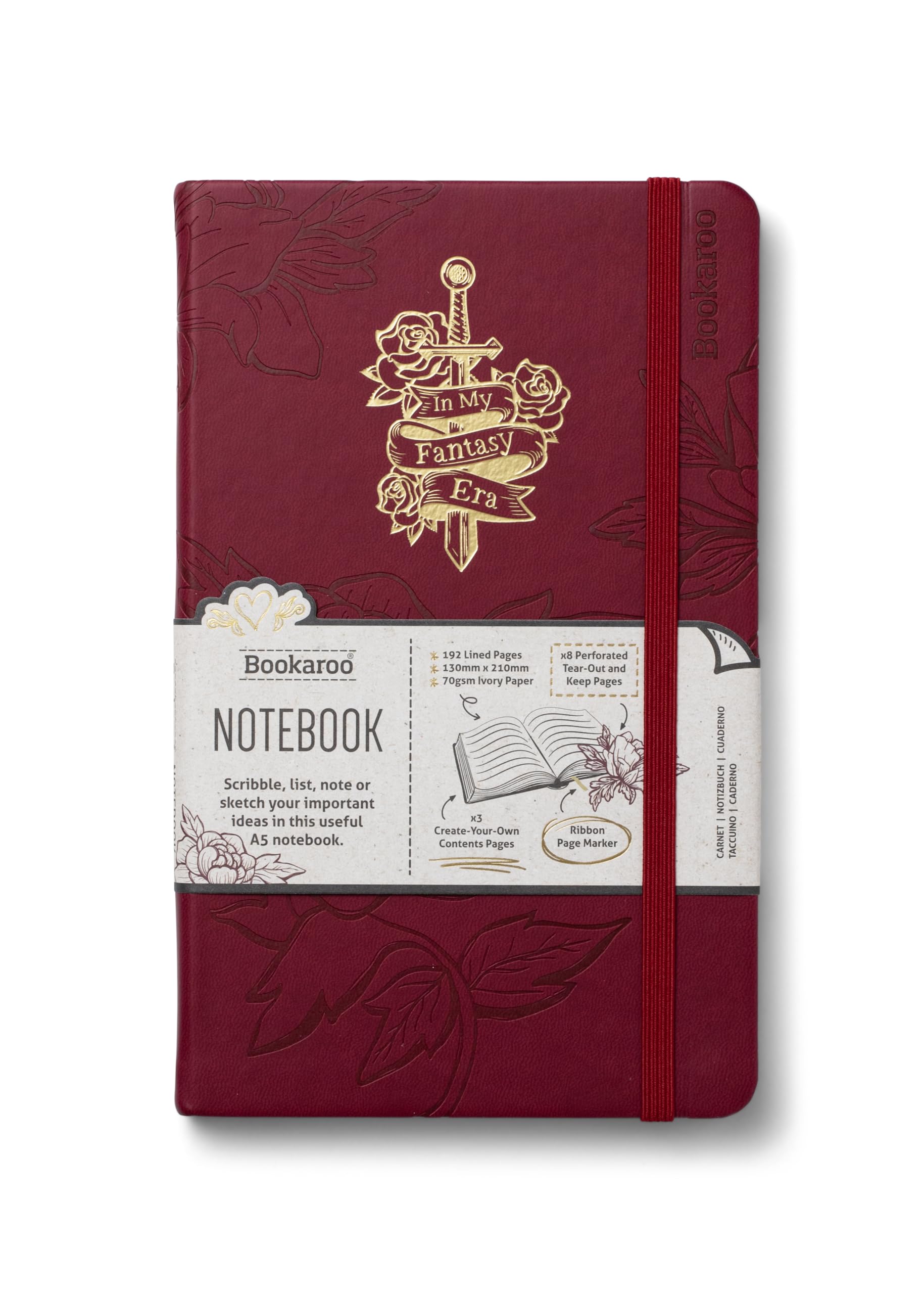 IF Bookaroo Notebook A5 Journal - Romantasy, 192 Pages, Faux leather - Image 2