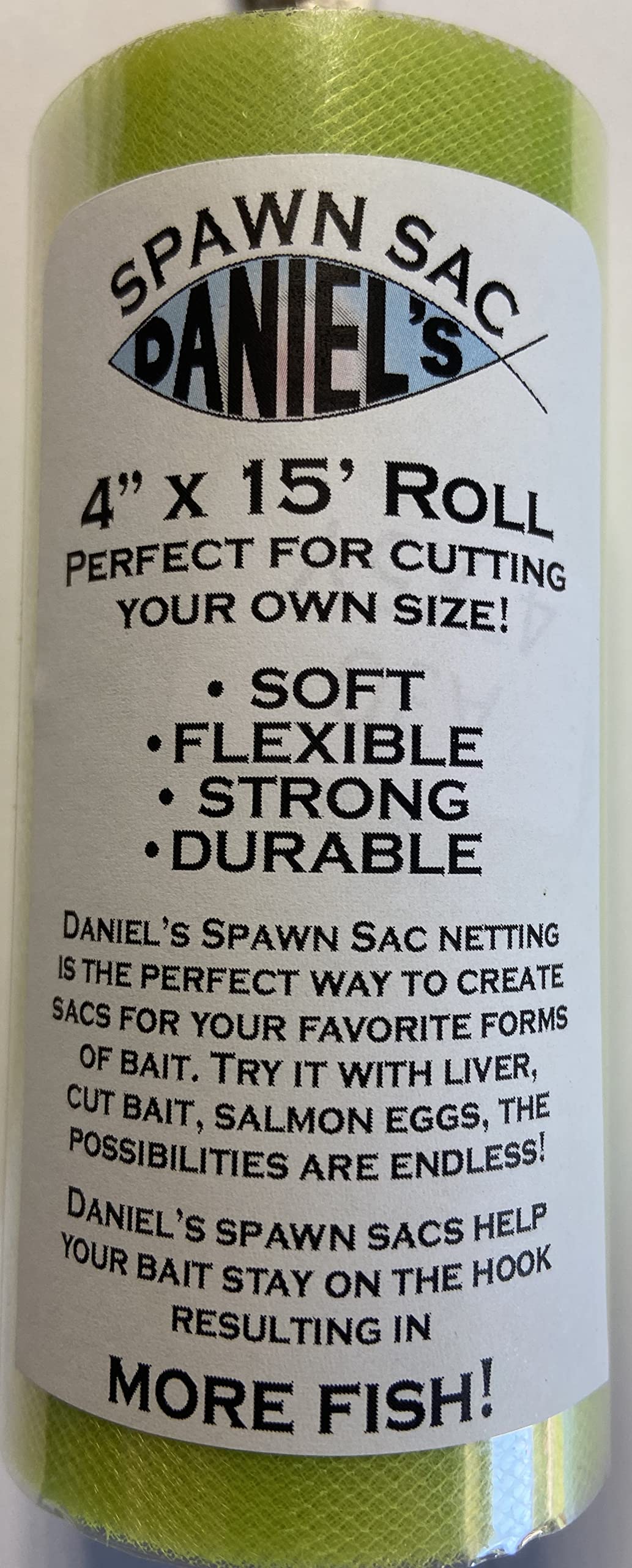 Daniel's Spawn Sac Netting - 4" x 15' Roll