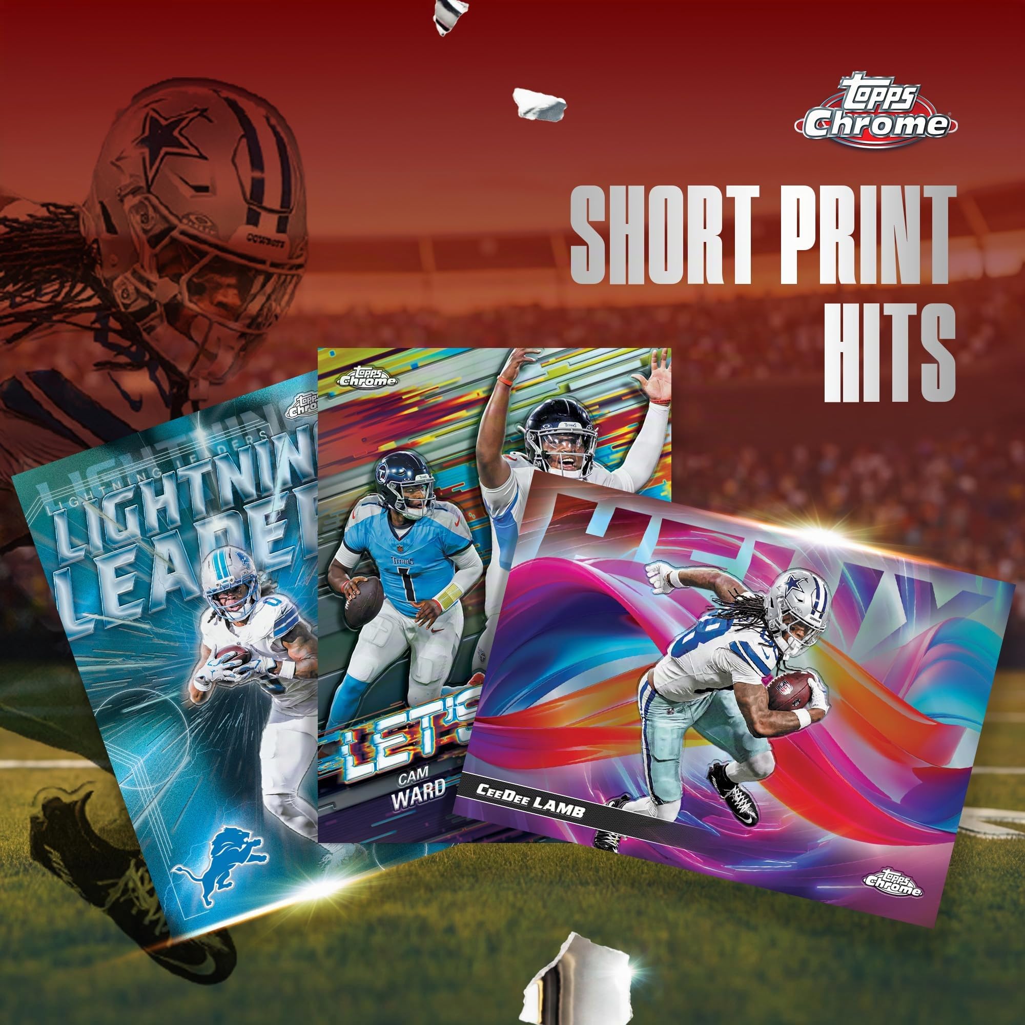 2025 Topps Chrome Football – werkseitig versiegelt – Value Box