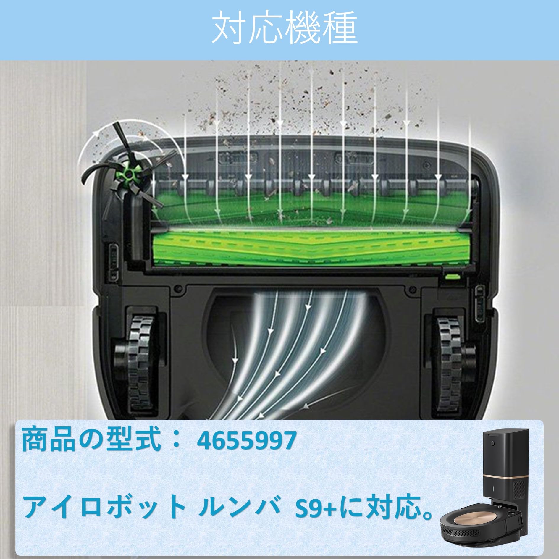 Amazon.co.jp: 【 ルンバ S9+ ブラシ 】アイロボット ルンバ S9+ 対応