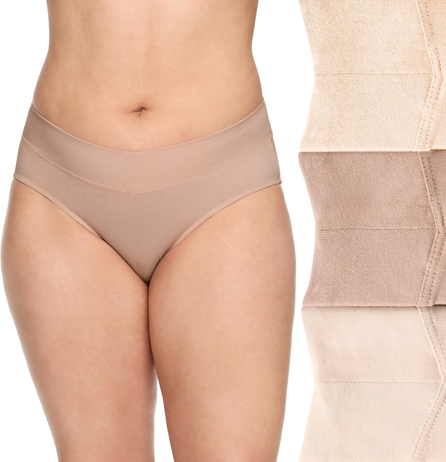 Warner's womens No Pinching No Problems® Dig-free Mid-waist 3-pack Hipster Ru4403p