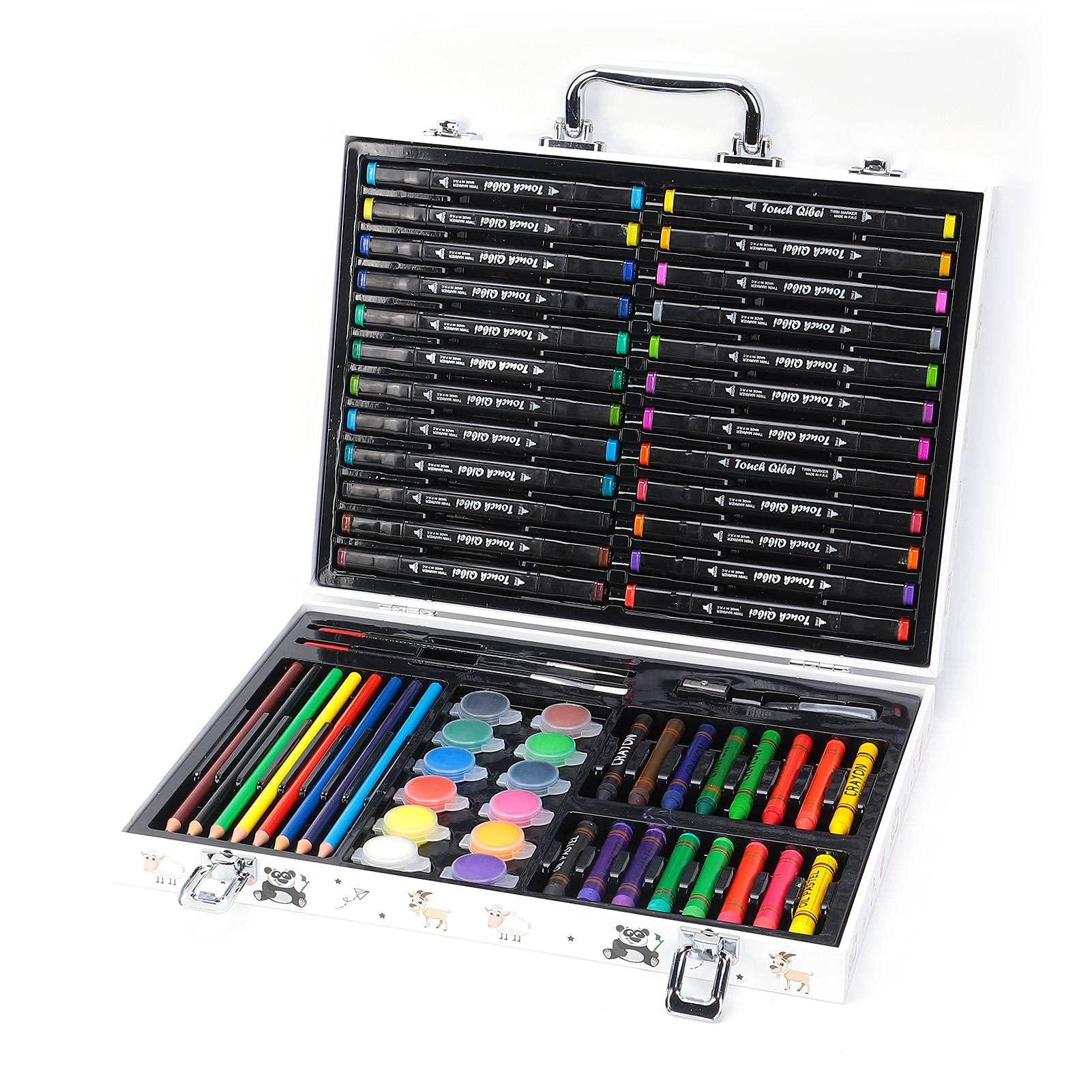 Kit di pittura Pennarello colorato Schizzo a matita Penna da colorare Vernice acrilica Forniture da disegno per bambini