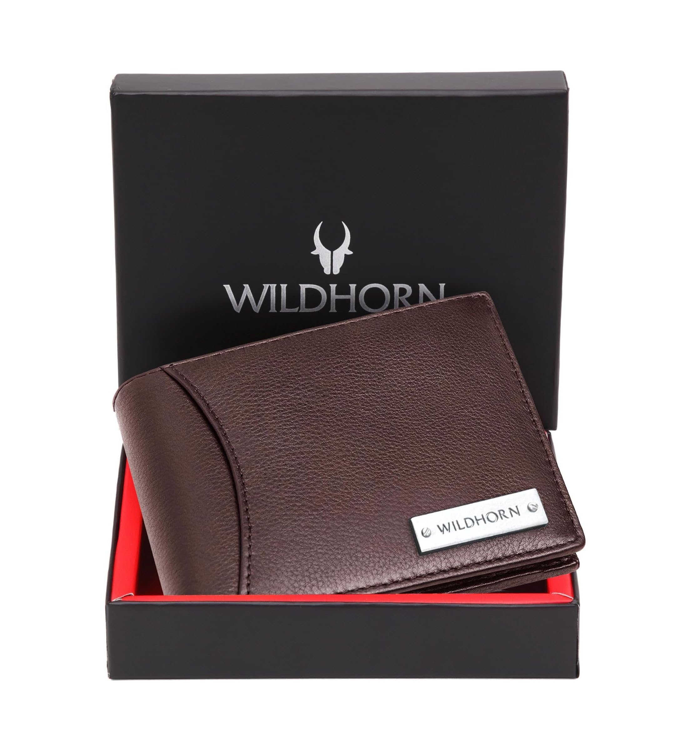 Rfid Protected Leather Wallet For Men, Brown-image-26