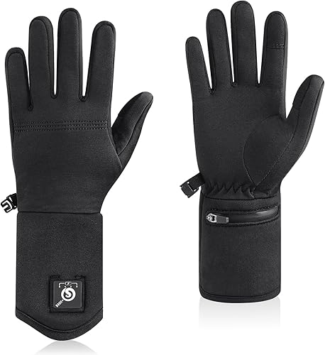 Miniatura 8 de SAVIOR HEAT Guantes térmicos para hombres y mujeres, guantes térmicos eléctricos con batería recargable, guantes cálidos de invierno, guantes