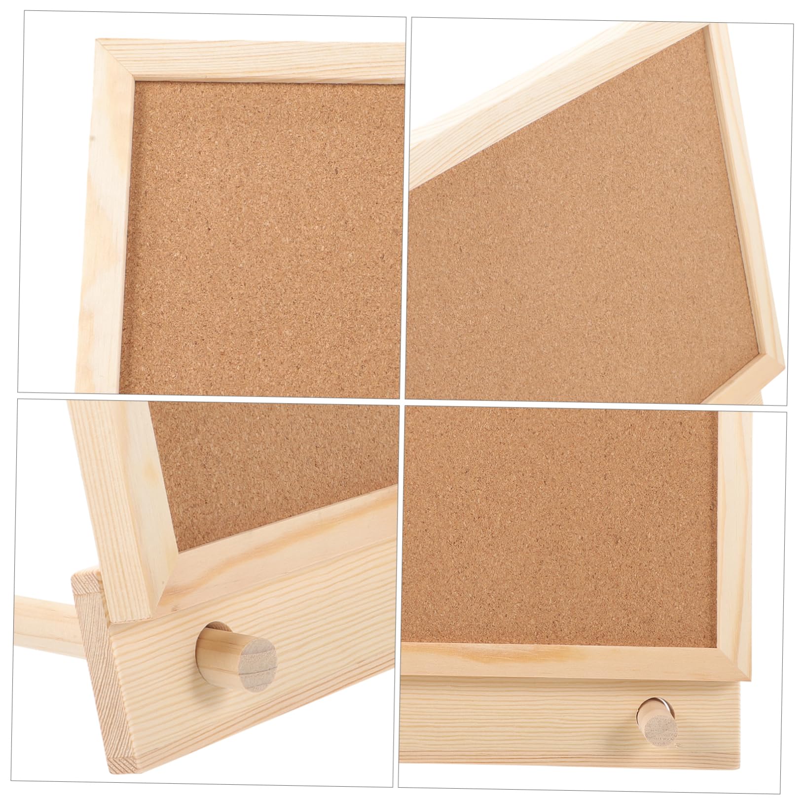 HAPINARY 1set Framed Cork Boards for Office and Home Desktop Memo and Photo Bulletin Board for Wall Decor Easy to Install