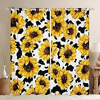 Vista 10 de Cortinas de ventana con diseño de gatos y mascotas, cortinas Kawaii para ventana de espacio exterior, para dormitorio, sala de estar, para niños