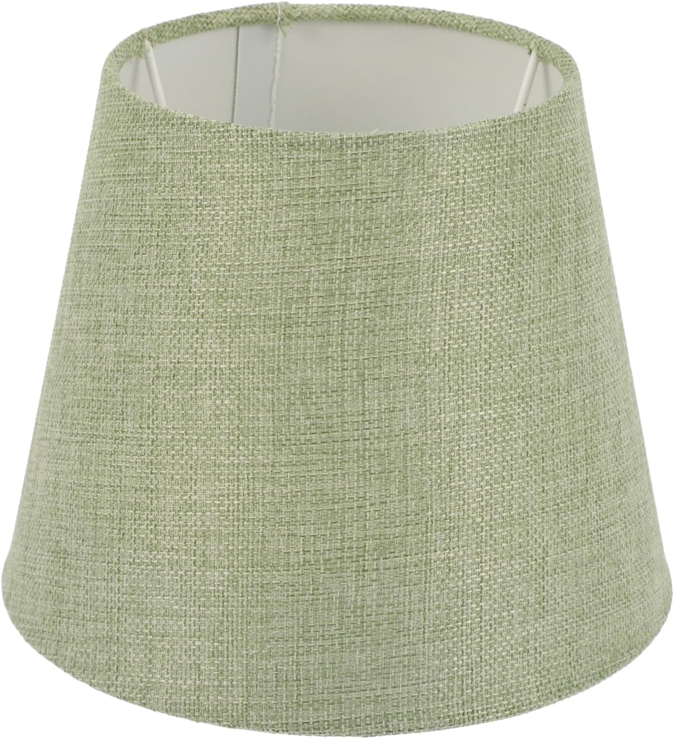 ( similar color white)Nordic Style Fabric Table Lamp Shade Drum Design Dustproof Portable for Home Office Shop Decor Modern Light Cover Green 18X18CM Green